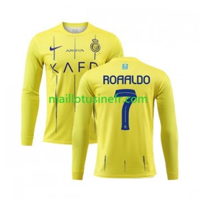 Maillot de Foot Al-Nassr Ronaldo 7 Domicile 2023-24 Manches Longues